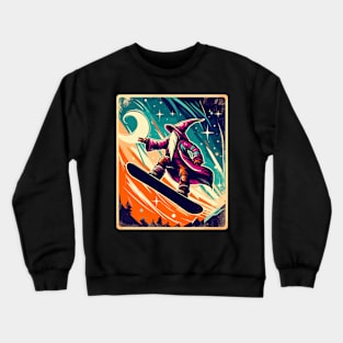 Wizard snowboarder Crewneck Sweatshirt